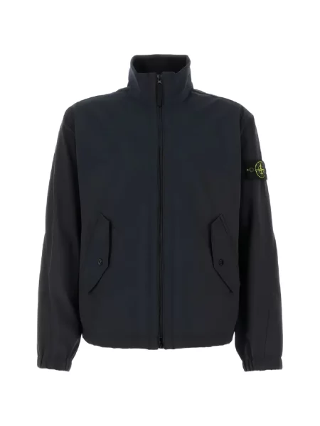 Geacă Stone Island cu strasuri albastru