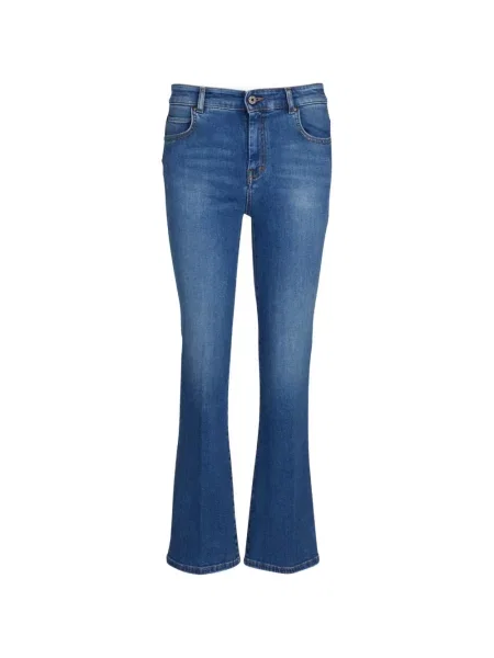 Blugi evazați Weekend Max Mara evazate albastru