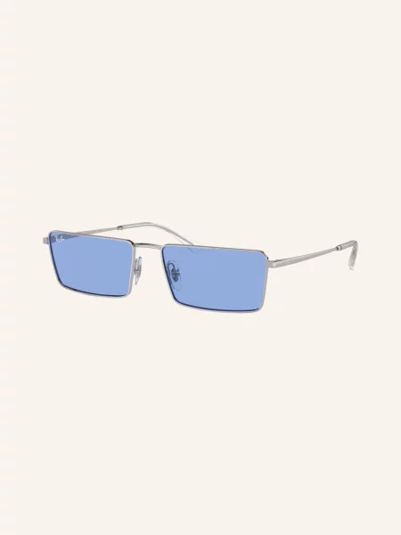 Ray-Ban Sluneční Brýle Emy stříbrná modrá