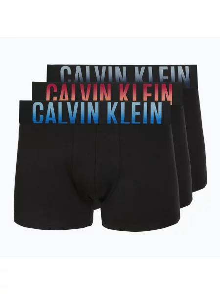 Boxeri pentru bărbați Calvin Klein Trunk blck bdies w pln air drk sphire/wld