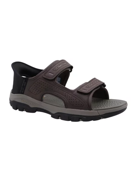 Sandały Skechers brązowe