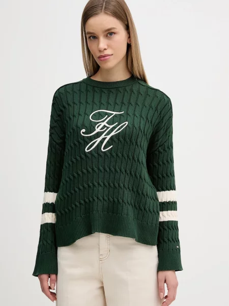 Tommy Hilfiger pulover de verde