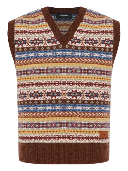 Елек Dsquared2 кафяво