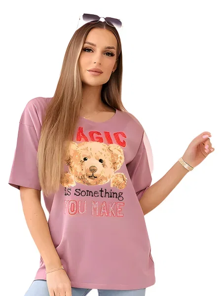 Blúzka Kesi ružová