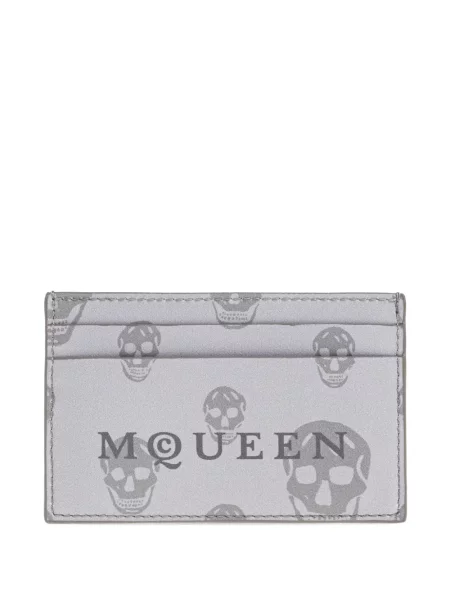 Portofel Alexander Mcqueen cu imagine gri