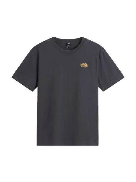 THE NORTH FACE Tricou galben muștar / grafit / verde pin / roșu gri