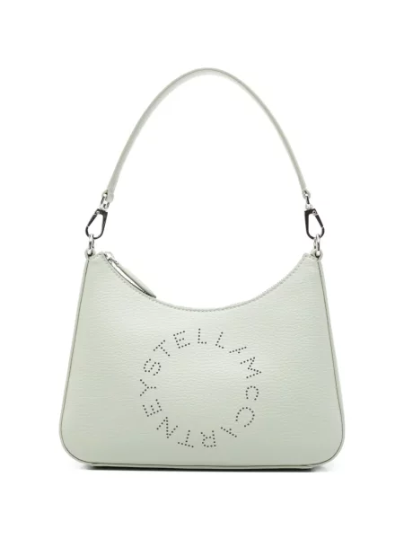 Geantă Stella Mccartney cu autograf verde