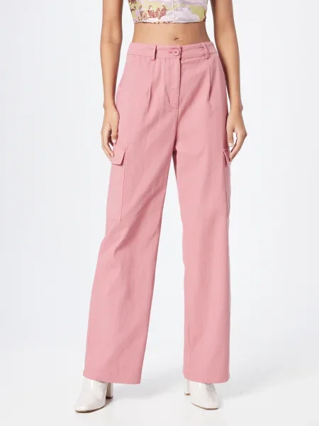 Nasty Gal Pantaloni cu deschis roz