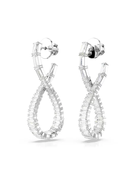 Kolczyki Swarovski szare