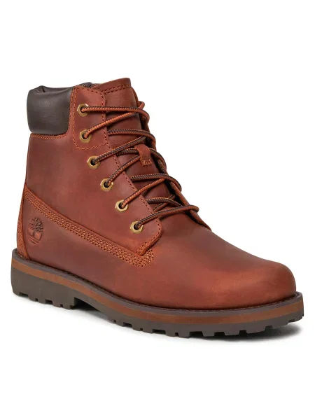 TIMBERLAND Cizme Courma coniac / negru maro