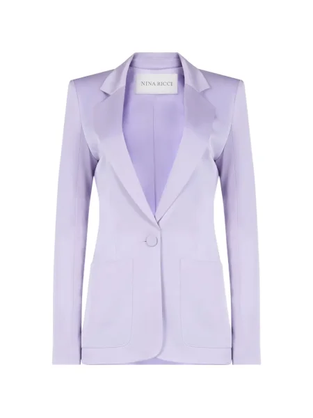 Sacou Nina Ricci din satin violet