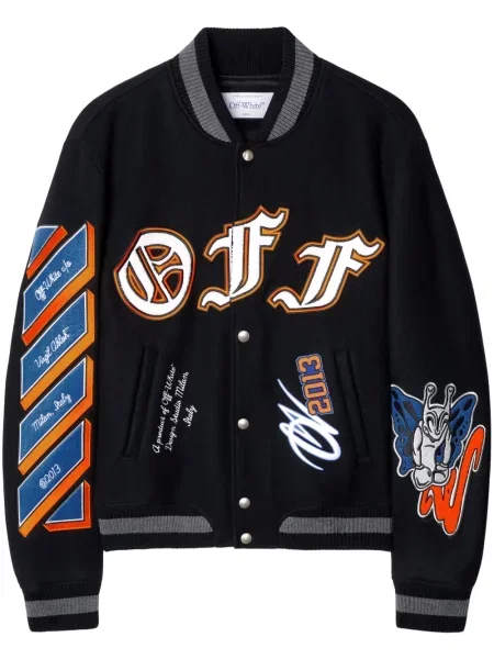 Geacă bomber Off-white alb