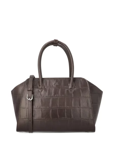 Geantă shopper Kaai din piele maro