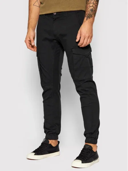 Nohavice Jack&Jones čierna