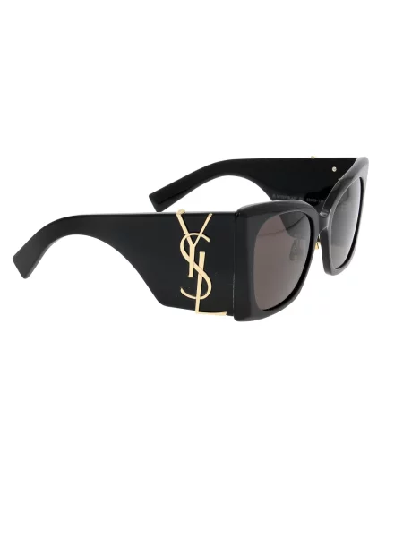 Okulary przeciwsłoneczne Saint Laurent biznesowe czarne