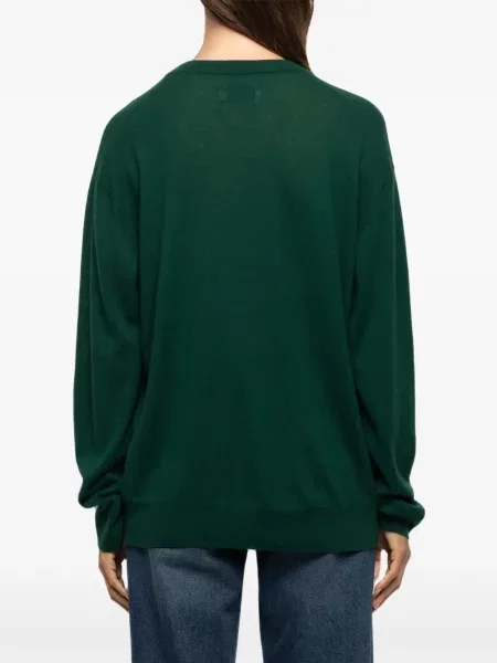 Pulover Zadig&voltaire din cașmir cu autograf verde