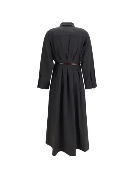 Cu centură rochie P.a.r.o.s.h. gri