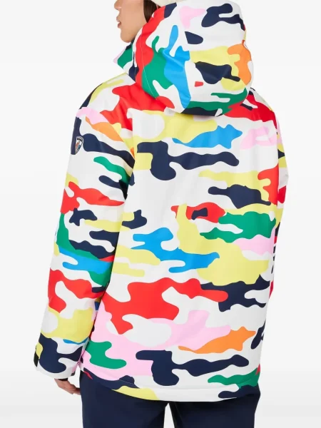 Geacă Rossignol cu imagine cu model camuflaj roșu