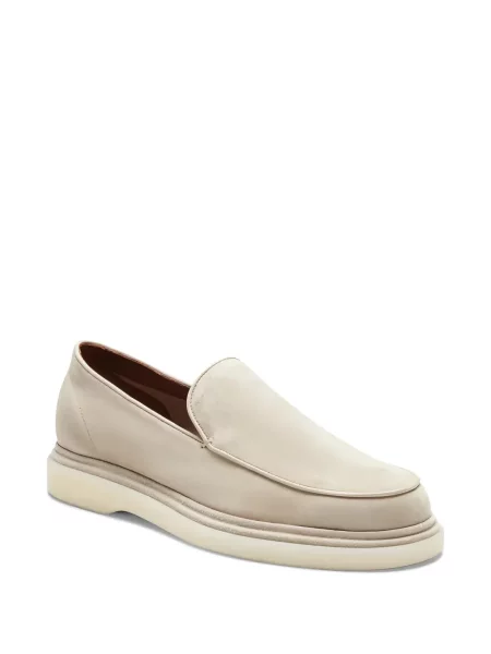 Pantofi loafer Fratelli Rossetti din piele gri