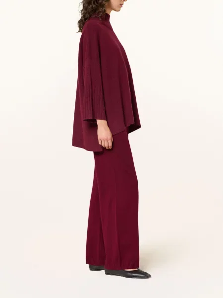 Mrs & Hugs Spodnie Z Dzianiny Z Wełny Merino rot