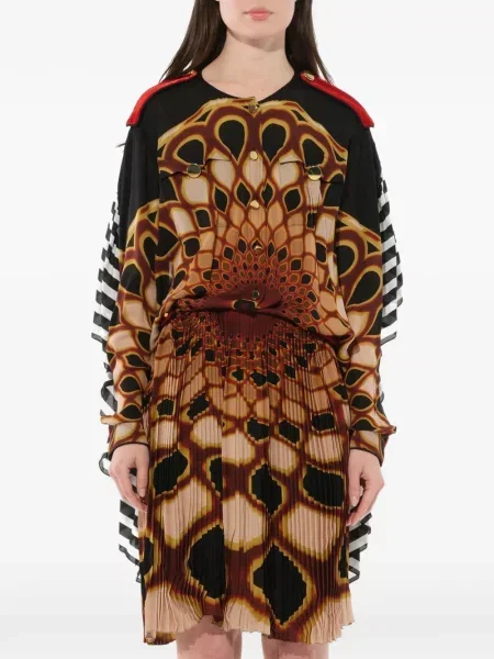 Rochie midi Givenchy cu imagine negru