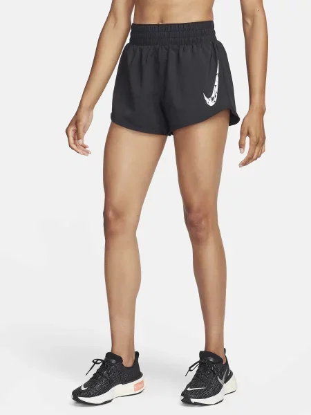 Спортивні шорти NIKE ONE SWSH HBR DF MRBRSHRT чорний