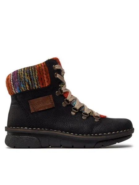 Botine Rieker negru