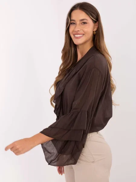 Košulja Italy Moda smeđa