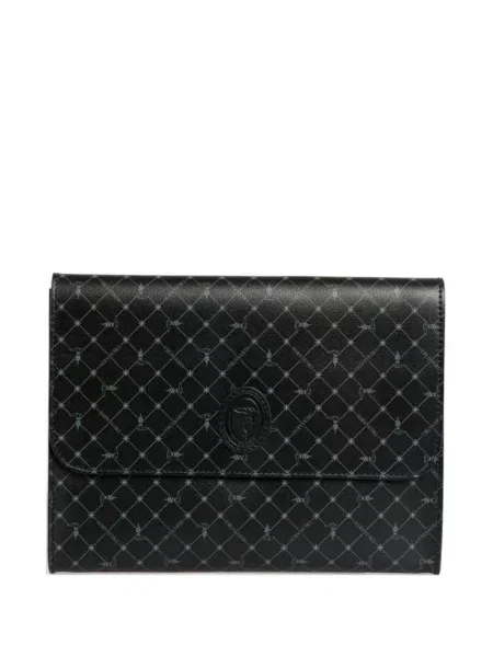 Geantă Trussardi cu imagine negru