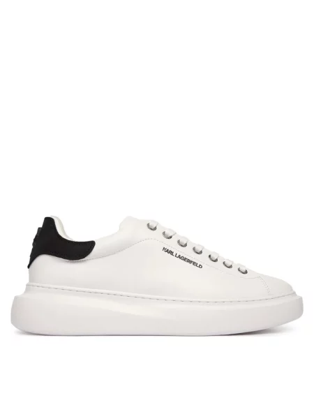 Sneakersy KARL LAGERFELD białe