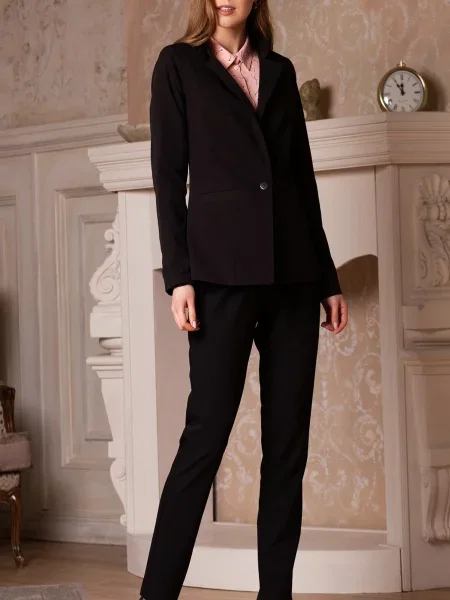 Блейзер LadyLike бавовна/поліестер чорний