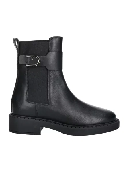 Botki Furla skórzane czarne