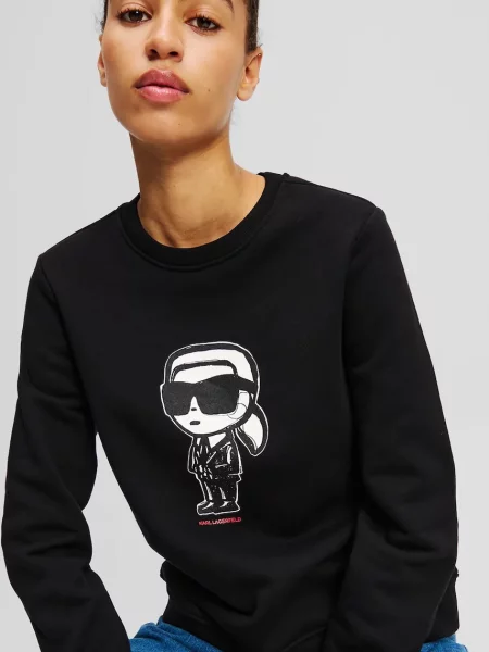 Кофта Karl Lagerfeld з принтом чорний