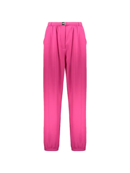Cu centură pantaloni Boutique Moschino alergare roz
