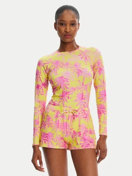 Banana Moon Тениска за плуване Oohla Print жълт