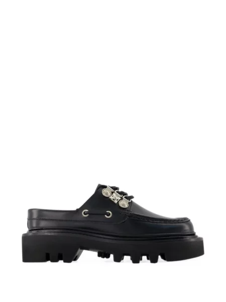 Papuci tip mules Toga Pulla chunky negru