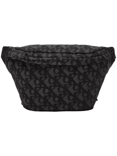 Calvin Klein Jeans Ledvinka Unstructured Monogram Waistbag černá