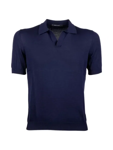 Tricou Tagliatore tricotate albastru