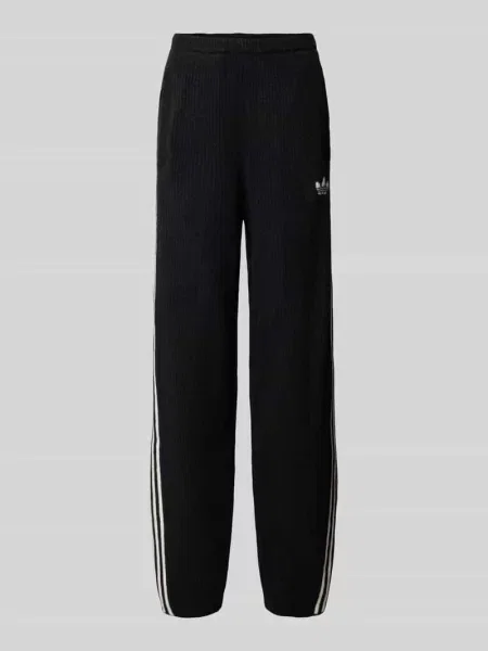Spodnie dresowe adidas Adiluna Season 2 x Jennie Knitted Loose Pants Black L czarne