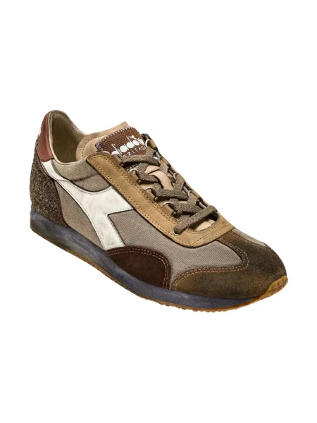 Sneakersy Diadora z kamieniami beżowe