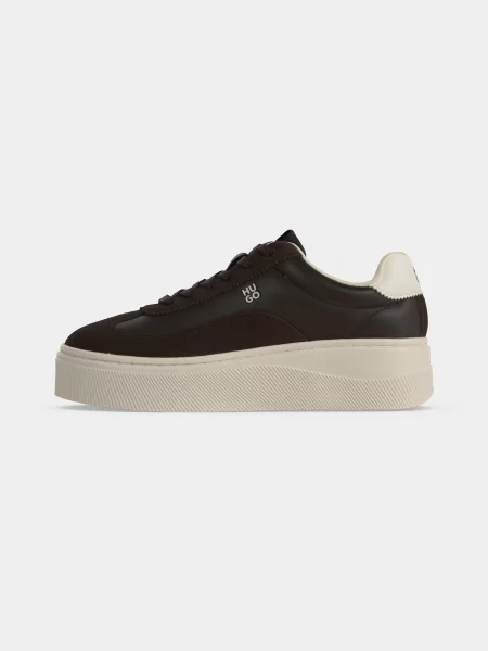 Sneakers Hugo καφέ