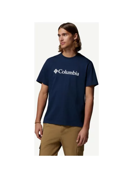 Koszulka z krótkim rękawem damska Columbia CSC Basic Logo nocny XS niebieski