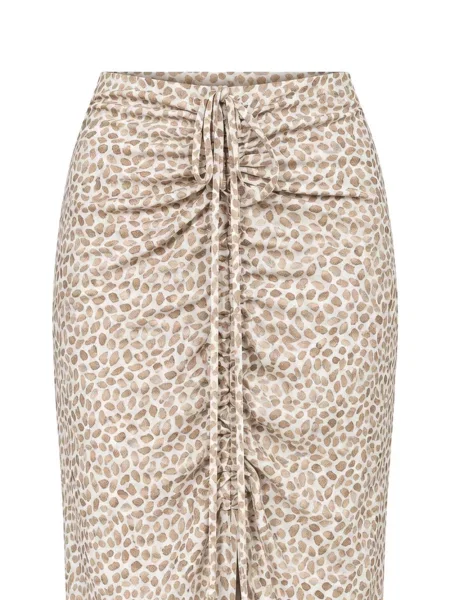 Fusta maxi Kaos cu imagine cu model leopard