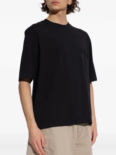 Tricou Dsquared2 cu broderie negru