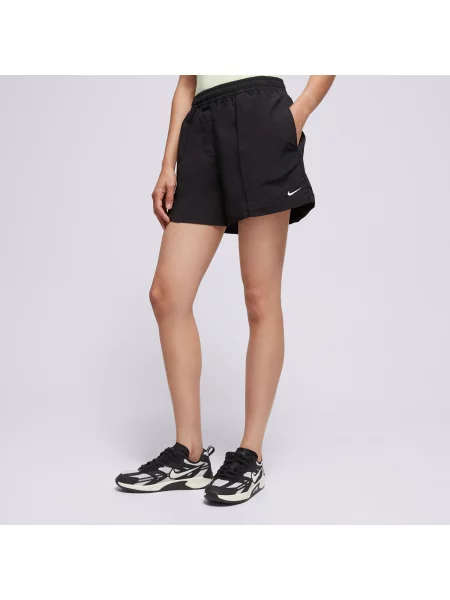 Nike Szorty W Nsw Essntl Mr Wvn Shrt czarne