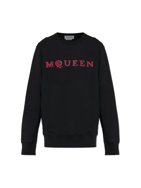 Bluza Alexander Mcqueen z logo czarna