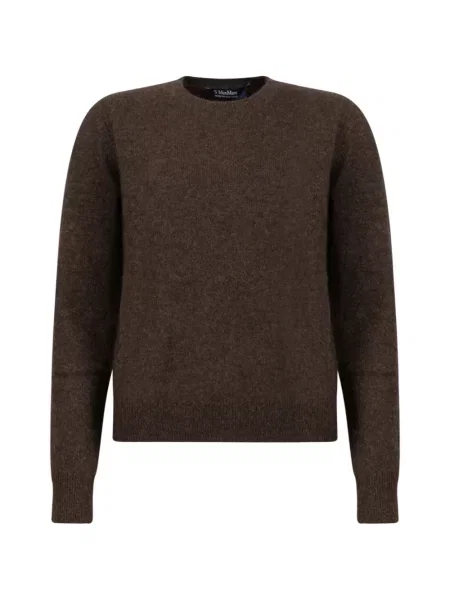 Pulover 's Max Mara cu broderie maro