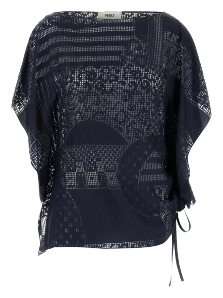 Top Fendi albastru