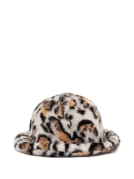 Pălărie Kangol cu imagine cu model leopard cu blană