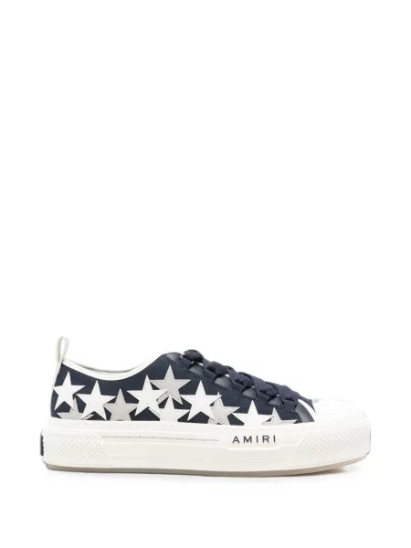 Sneakerși Amiri cu platformă albastru